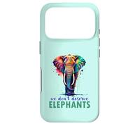 Nous ne méritons Pas Les éléphants Coque pour iPhone 17 Pro