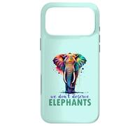 Nous ne méritons Pas Les éléphants Coque pour iPhone 17 Pro Max