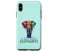 Nous ne méritons Pas Les éléphants Coque pour iPhone XS Max