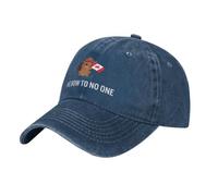 Nous ne nous inclinons devant personne Casquette de baseball canadienne