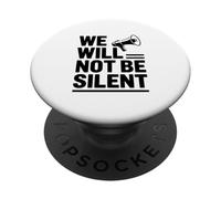 Nous ne resterons Pas Silencieux PopSockets PopGrip Adhésif