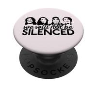Nous ne serons Pas Silencieux The Squad Rashida AOC Omar Meme PopSockets PopGrip Adhésif