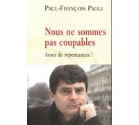 Nous ne sommes pas coupables Paul-François Paoli (Auteur)