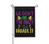 Nous Ne Sommes Pas Fous, Nous Le Mettons En Avant. Drapeau De Jardin Suspendre Drapeaux De Jardin Durable Drapeau De Cour Pour Clubs Toutes Les Saisons Extérieure 30X45cm