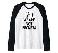 Nous ne sommes pas invités à la technologie drôle de mème Manche Raglan