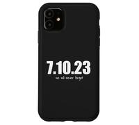 Nous n'oublierons Pas | Nova Festival 7 Octobre 2023, Israël Coque pour iPhone 11