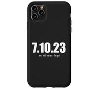 Nous n'oublierons Pas | Nova Festival 7 Octobre 2023, Israël Coque pour iPhone 11 Pro Max
