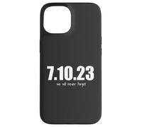 Nous n'oublierons Pas | Nova Festival 7 Octobre 2023, Israël Coque pour iPhone 15