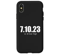 Nous n'oublierons Pas | Nova Festival 7 Octobre 2023, Israël Coque pour iPhone X/XS