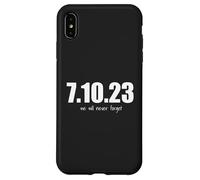 Nous n'oublierons Pas | Nova Festival 7 Octobre 2023, Israël Coque pour iPhone XS Max