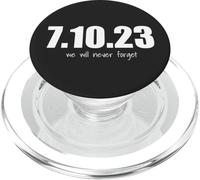 Nous n'oublierons Pas | Nova Festival 7 Octobre 2023, Israël PopSockets PopGrip pour MagSafe