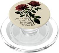 Nous nous battons aussi pour les roses - Bread and Roses PopSockets PopGrip pour MagSafe