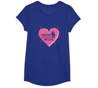 Nous Nous battons pour Les Femmes Que Nous Aimons : Sensibilisation au Cancer du Sein T-Shirt, Fille, Bleu Royal, L