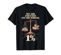 Nous Nous concentrons sur la Mauvaise Guerre de nti-milliardaire à 1% T-Shirt Graphique avec Valeur