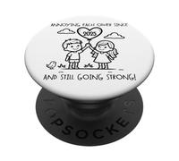 Nous Nous embêtons Depuis Le 25e Anniversaire de jumelage PopSockets PopGrip Adhésif