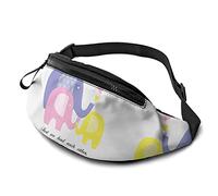 Nous Nous étions mutuellement Sac de Taille avec Sangle réglable Hip Bum Bag pour Homme Femme Sports de Plein air Course Gym Voyage