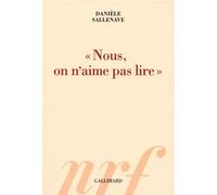 «Nous, on n'aime pas lire»