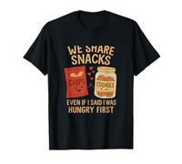 Nous partageons des collations même si J'avais Faim d'abord - Snack Attack T-Shirt