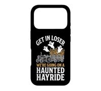Nous partons pour Une Balade en hayon hantée... Fantôme d'halloween Coque pour iPhone 17 Pro