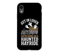 Nous partons pour Une Balade en hayon hantée... Fantôme d'halloween Coque pour iPhone XR