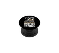 Nous partons pour Une Balade en hayon hantée... Fantôme d'halloween PopSockets PopGrip Adhésif