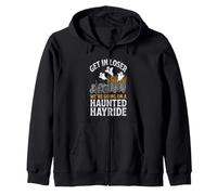 Nous partons pour Une Balade en hayon hantée... Fantôme d'halloween Sweat à Capuche