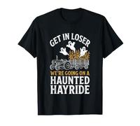 Nous partons pour Une Balade en hayon hantée... Fantôme d'halloween T-Shirt
