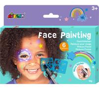 Nous peignons le visage - arc-en-ciel