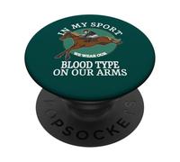 Nous portons Notre Groupe sanguin sur nos Bras Événement Amusant PopSockets PopGrip Adhésif