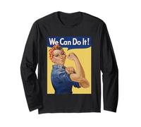 Nous Pouvons Le Faire Rosie The Riveter, féministe | WWII Rosey Rosy Manche Longue