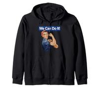 Nous Pouvons Le Faire Rosie The Riveter Sweat à Capuche