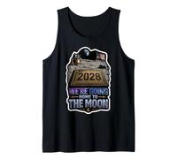 Nous rentrons chez Nous sur la Lune 2028 Débardeur