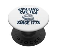 Nous renversons Le thé Depuis 1773 | Histoire drôle et Patriotique PopSockets PopGrip Adhésif