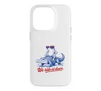 Nous roulons à Dawn Frog Alligator Funny Coque pour iPhone 14 Pro