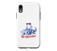 Nous roulons à Dawn Frog Alligator Funny Coque pour iPhone XR