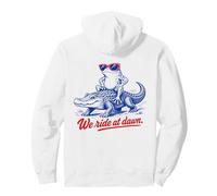 Nous roulons à Dawn Frog Alligator Funny Sweat à Capuche