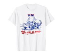 Nous roulons à Dawn Frog Alligator Funny T-Shirt