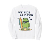 Nous roulons à l'aube en Faisant du Surf avec Grenouille Sweatshirt