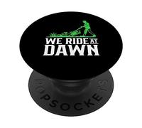 Nous Roulons À L'aube Fauchage Faucheuse Pelouse l'herbe PopSockets PopGrip Adhésif