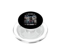 Nous roulons à l'aube Raccoon Tricycle City Rider PopSockets PopGrip pour MagSafe