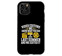 Nous savons ce Que Vous Avez Fait l'été dernier et l'avons édité Video Editor Coque pour iPhone 11 Pro