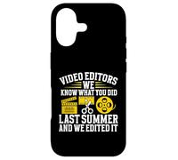Nous savons ce Que Vous Avez Fait l'été dernier et l'avons édité Video Editor Coque pour iPhone 17