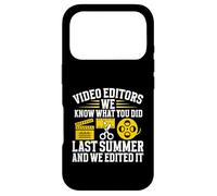 Nous savons ce Que Vous Avez Fait l'été dernier et l'avons édité Video Editor Coque pour iPhone 17 Pro