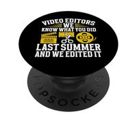 Nous savons ce Que Vous Avez Fait l'été dernier et l'avons édité Video Editor PopSockets PopGrip Adhésif