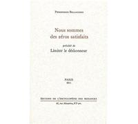 Nous sommes des zéros satisfaits