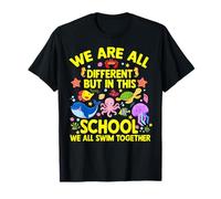Nous Sommes différents, mais dans Cette école, Nous nageons Tous Ensemble T-Shirt