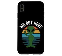 Nous Sommes Ici : enlèvement Amusant par des extraterrestres : Les extraterrestres OVNI sont réels Coque pour iPhone XS Max