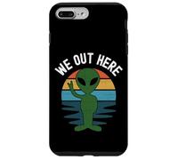 Nous Sommes Ici : enlèvement Amusant par des extraterrestres : Les extraterrestres OVNI sont réels Coque pour iPhone 7 Plus/8 Plus
