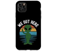 Nous Sommes Ici : enlèvement Amusant par des extraterrestres : Les extraterrestres OVNI sont réels Coque pour iPhone 11 Pro Max