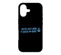 Nous Sommes Juste là pour Faire basculer Le Bateau avec Une croisière Assortie Coque pour iPhone 17